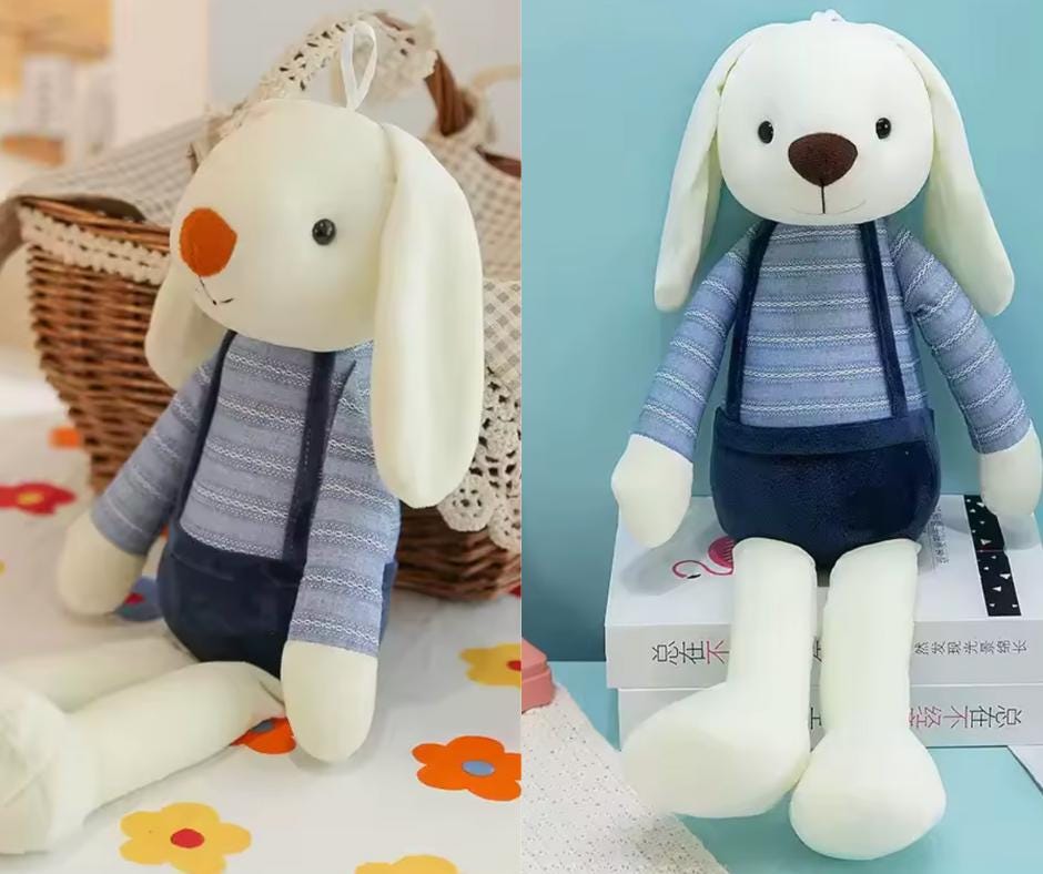 Personalised Bunny, soft, calming, comfort