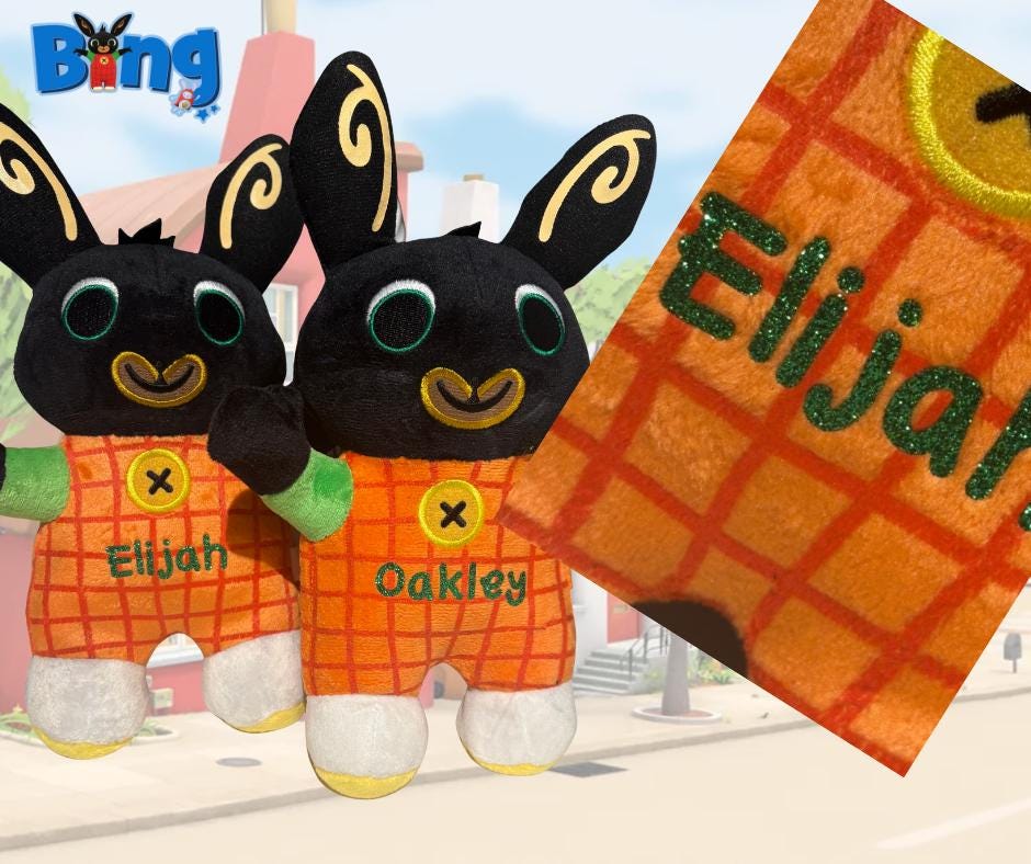 Personalised Bing Plushie
