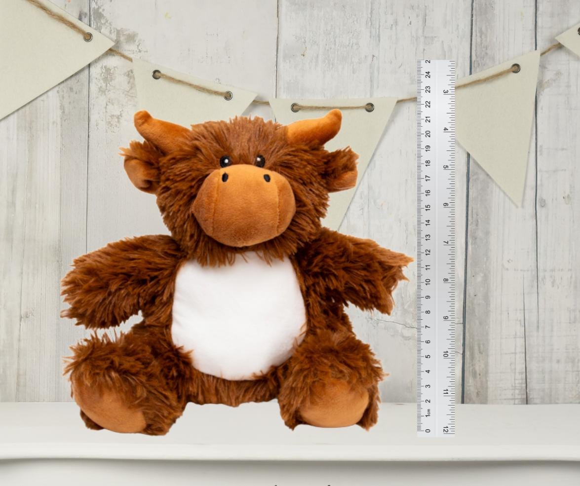 Soft and Adorable Highland Cow Plushie - Perfect for Mothers Day!