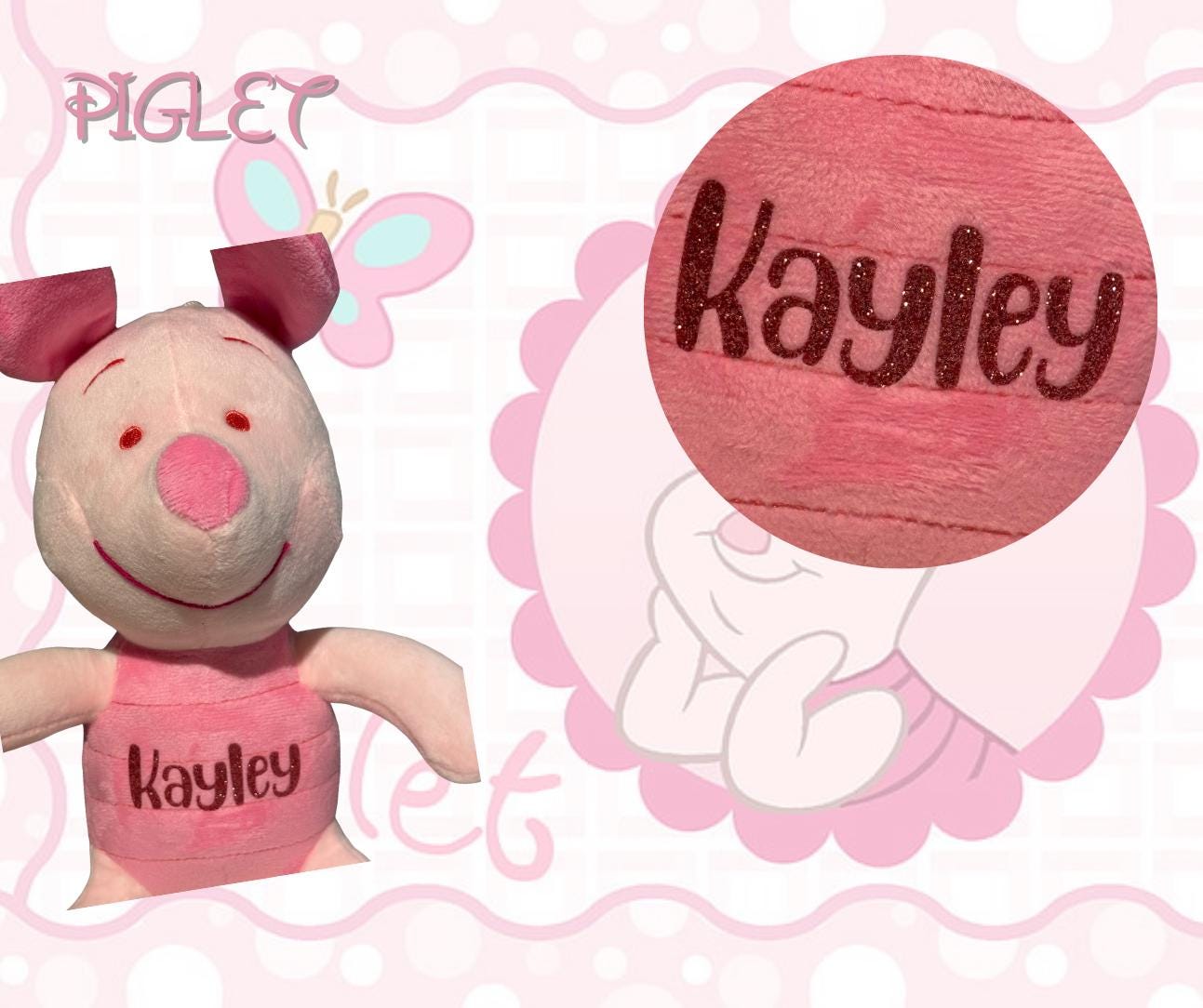 Personalized Piglet Plushie: Soft Cuddle Buddy (20cm)