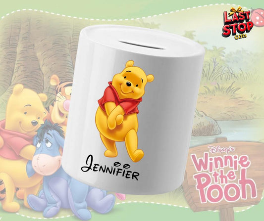 Winnie the Pooh personalised Piggy bank