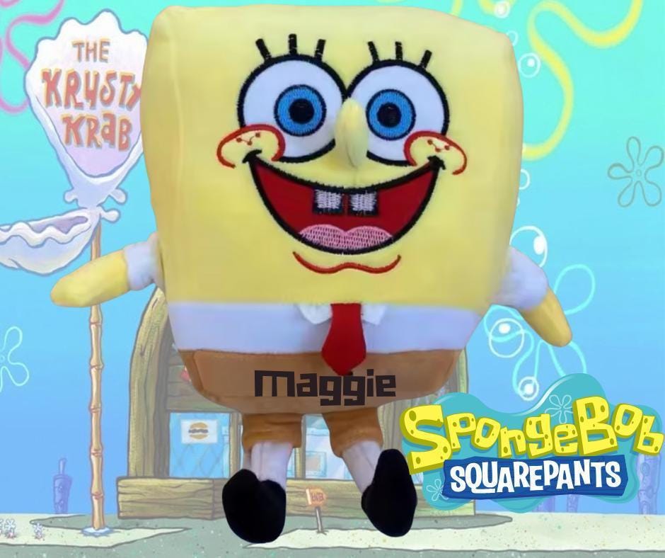 Sponge Bob Personalised Plushie