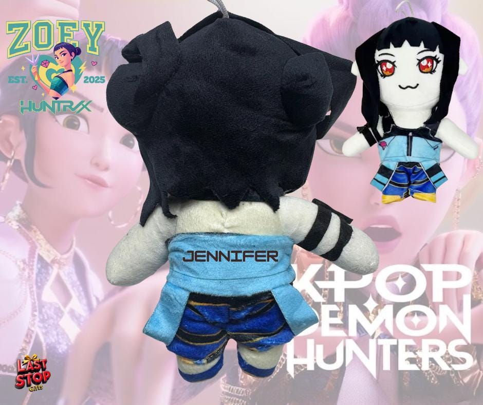 Zoey Demon Hunter Personalised Plushie