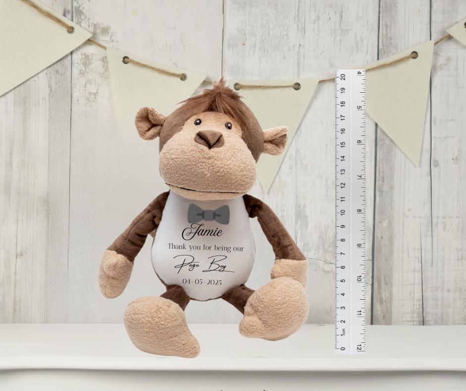 Page Boy personalised Plushie