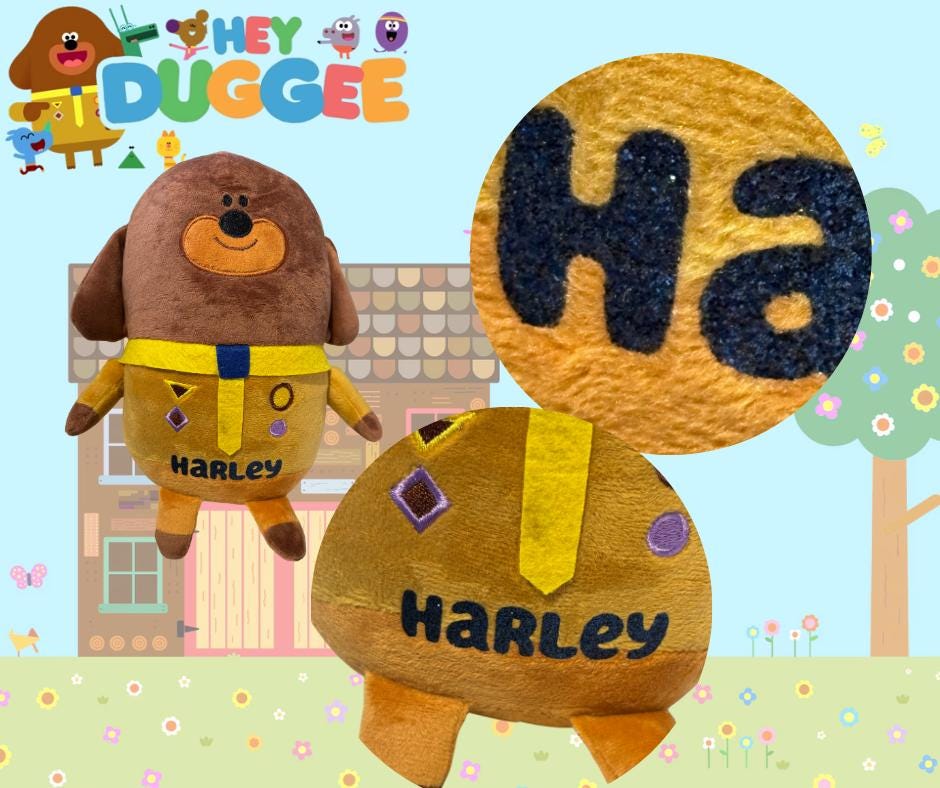 Hey Duggee Personalised soft toy 20cm