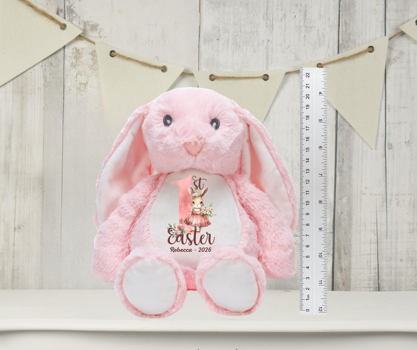 Personalised Easter Bunny - Customised Bunny for Easter Baskets - Unique Gift with Name Personalisation