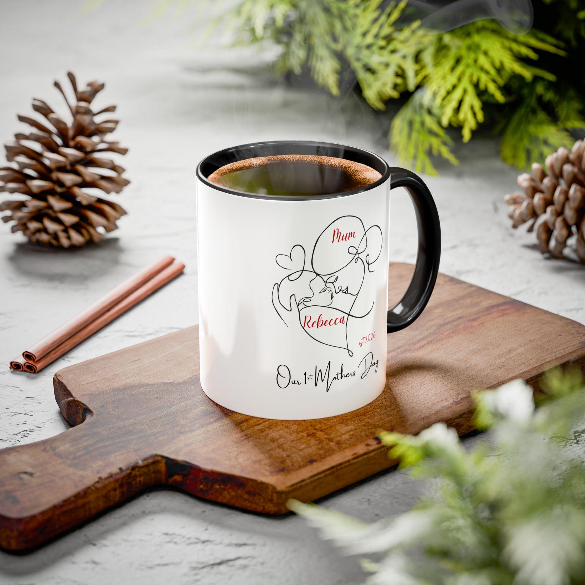 1st Mothers day Mug, Personalised