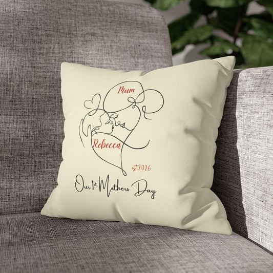 1st Mothers day personalised cushion
