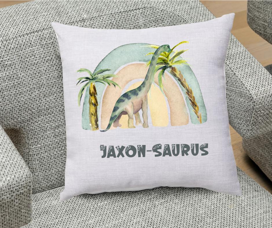 Dinosaur Cushion - Personalised