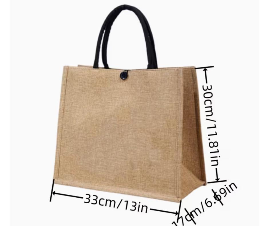 Personalised Monogrammed Tote Bag - Stylish Custom Bag for Work or Play