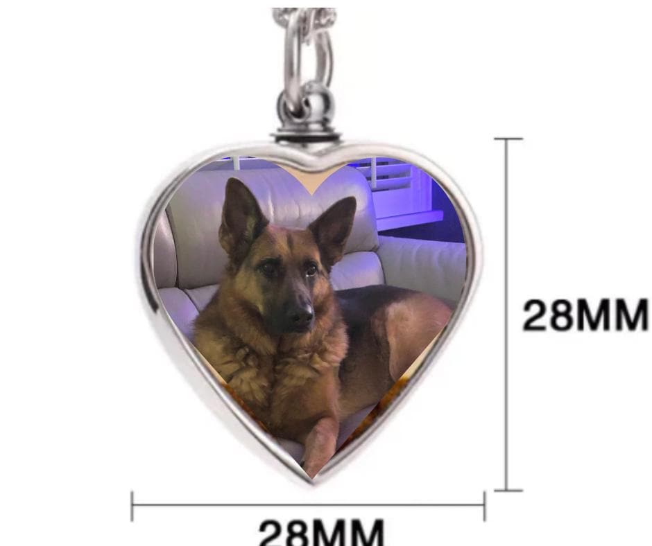 Personalised Pet Ashes Keyring with Custom Photo & Heartfelt Engraving - Memorial Keepsake for Pet Loss Grieving - Gift for Pet Owners