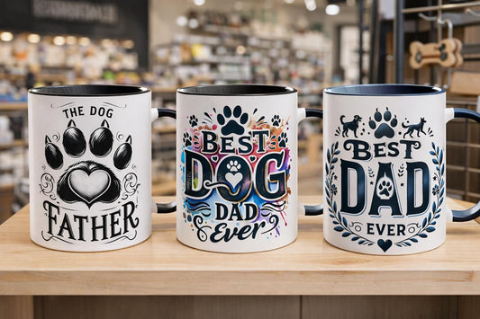 Cute Dog-Themed Father's Day Mug – for Dog Lovers