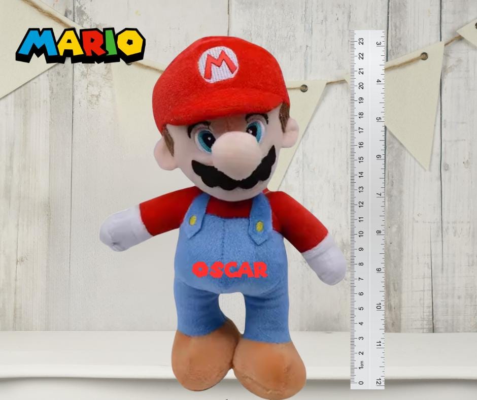 Mario Personalised Plushie