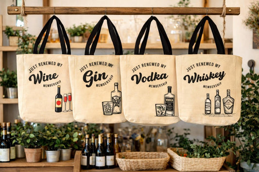 Quirky Fun Burlap Jute Shopping Bag – Stylish Reusable Grocery Tote