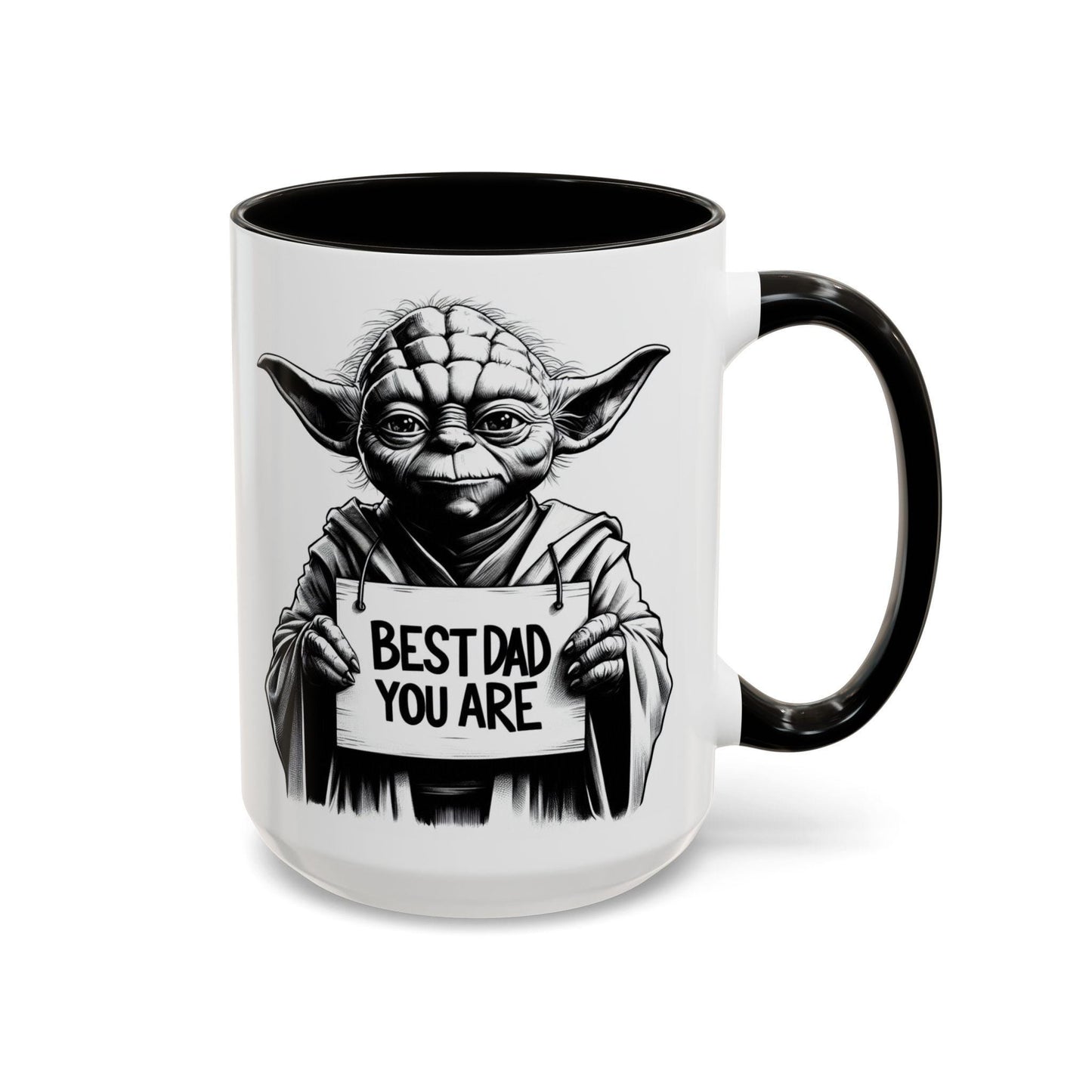 Yoda Themed Best Dad Mug - Unique Father's Day Gift