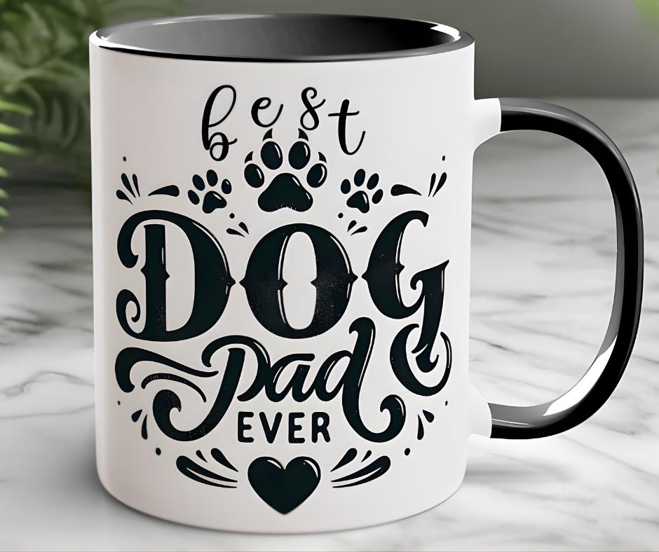 Cute Dog-Themed Father's Day Mug – for Dog Lovers