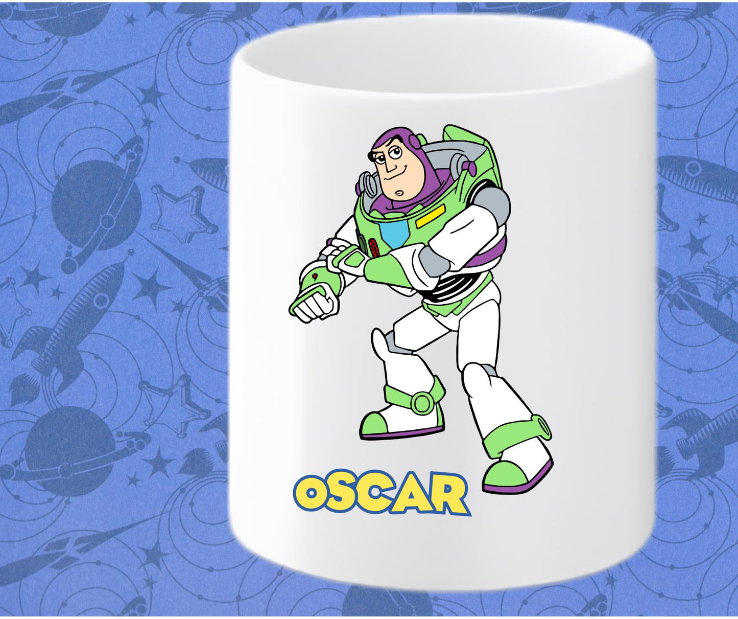 Kids Desk Tidy - Custom Toy Story Pencil Pot Buzz & Woody