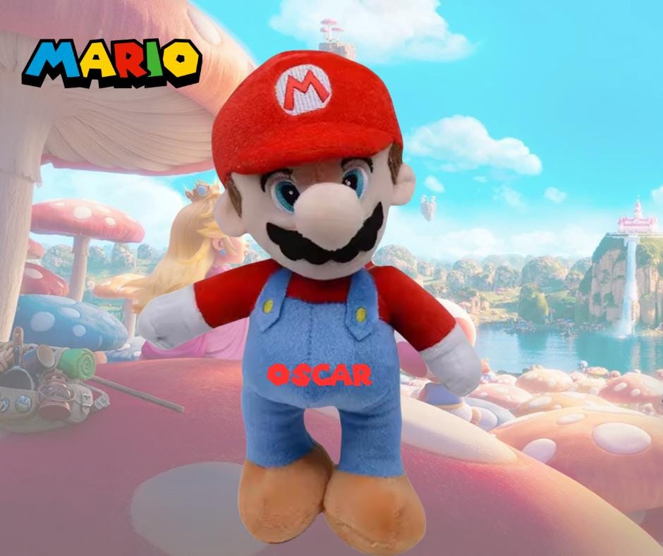 Mario Personalised Plushie