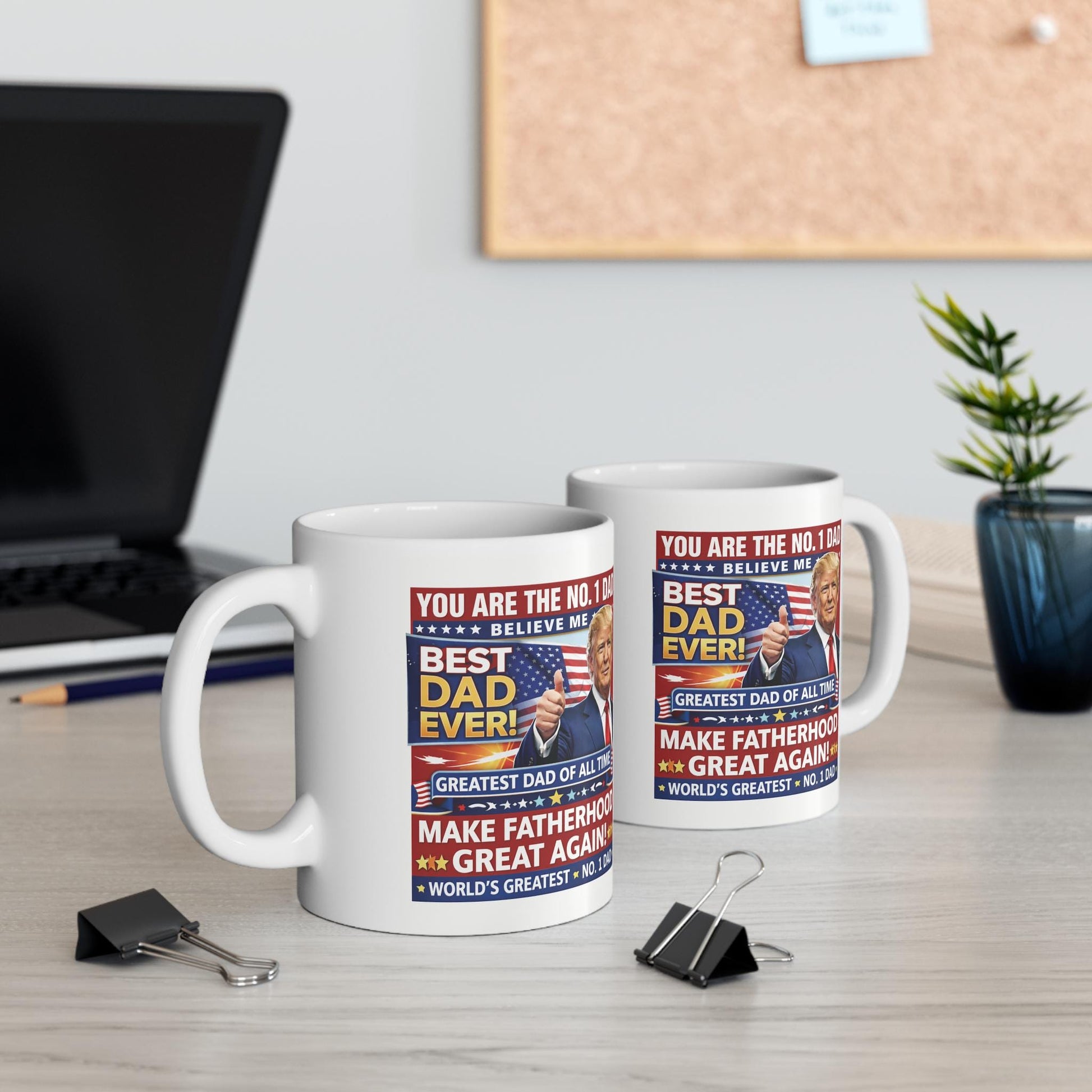 Humorous Father's Day Mug in Trump Style - Perfect Gift