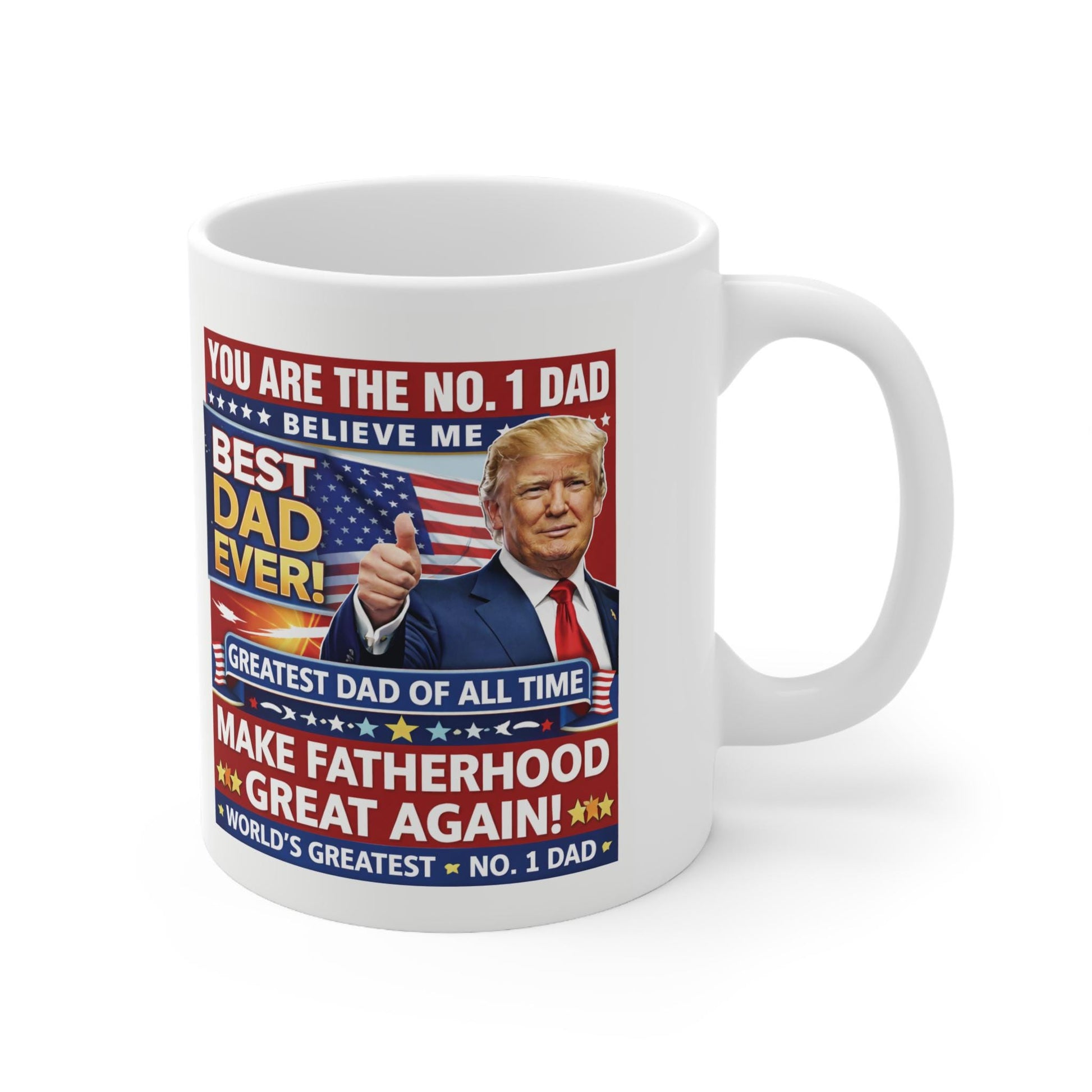 Humorous Father's Day Mug in Trump Style - Perfect Gift