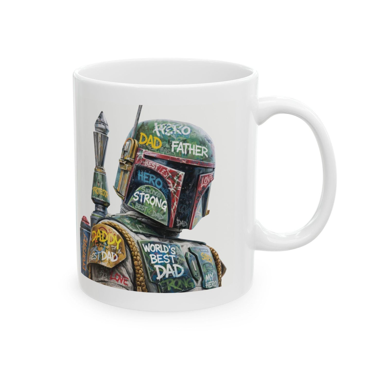 Father's Day Boba Fett Mug – Dad Hero Protector