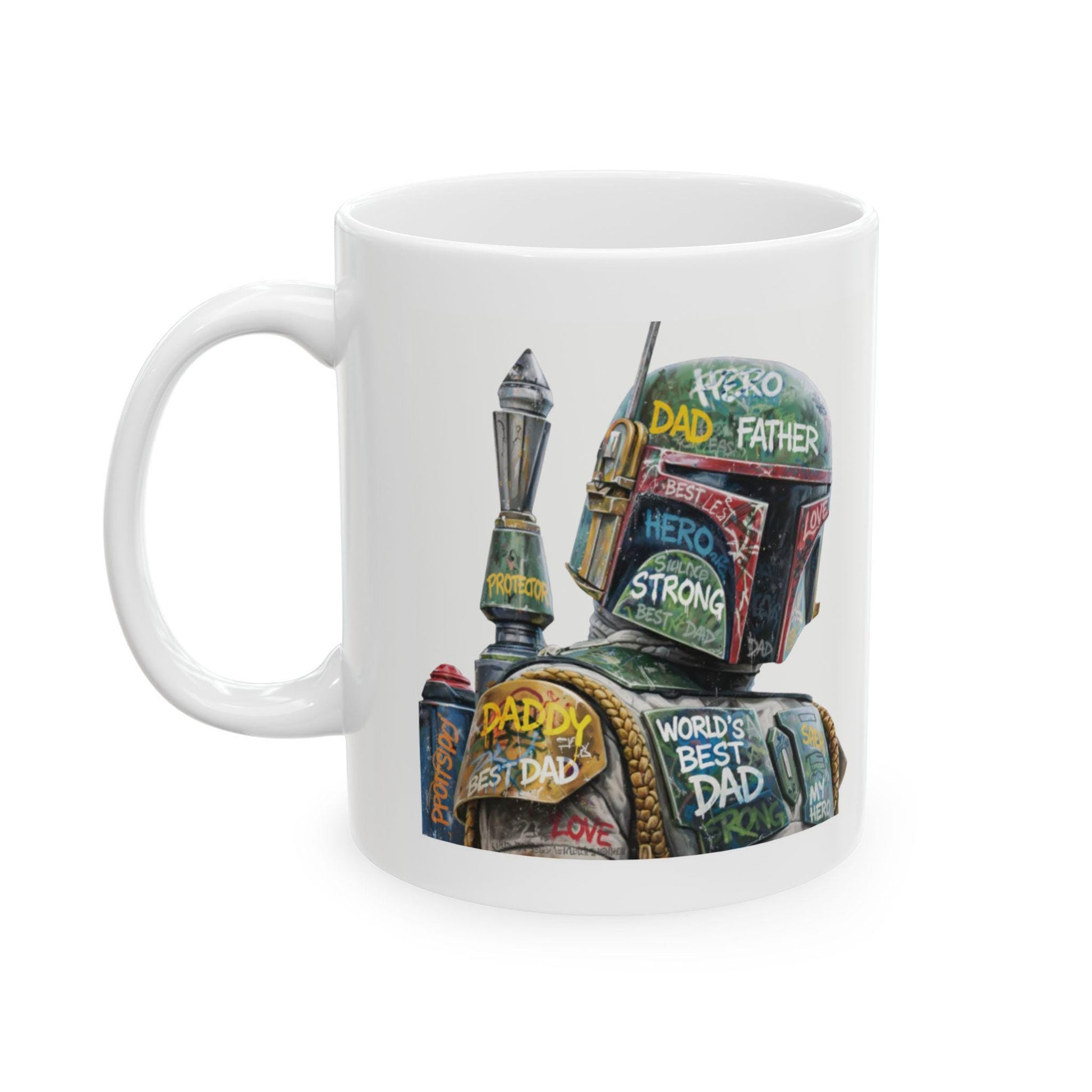 Father's Day Boba Fett Mug – Dad Hero Protector