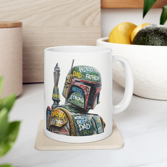Father's Day Boba Fett Mug – Dad Hero Protector