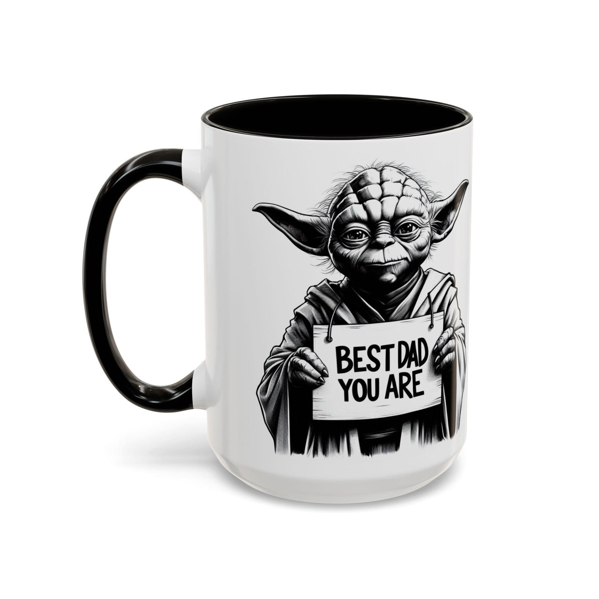 Yoda Themed Best Dad Mug - Unique Father's Day Gift