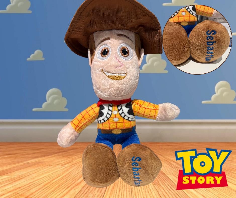 Personalised Buzz Plushie - Toy Story Space man Soft Toy Customised with Child's Name