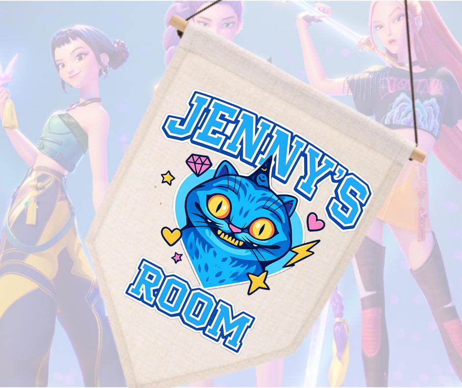 Personalised Zoey Wall Hanger, Cartoon Character Room Decor, Kids' Playroom Accessories, Custom Name Wall Art, Whimsical Nursery Decor