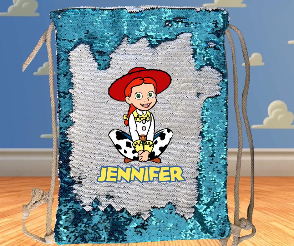 Personalised Toy Story Gym Bag, Kids Drawstring School Bag
