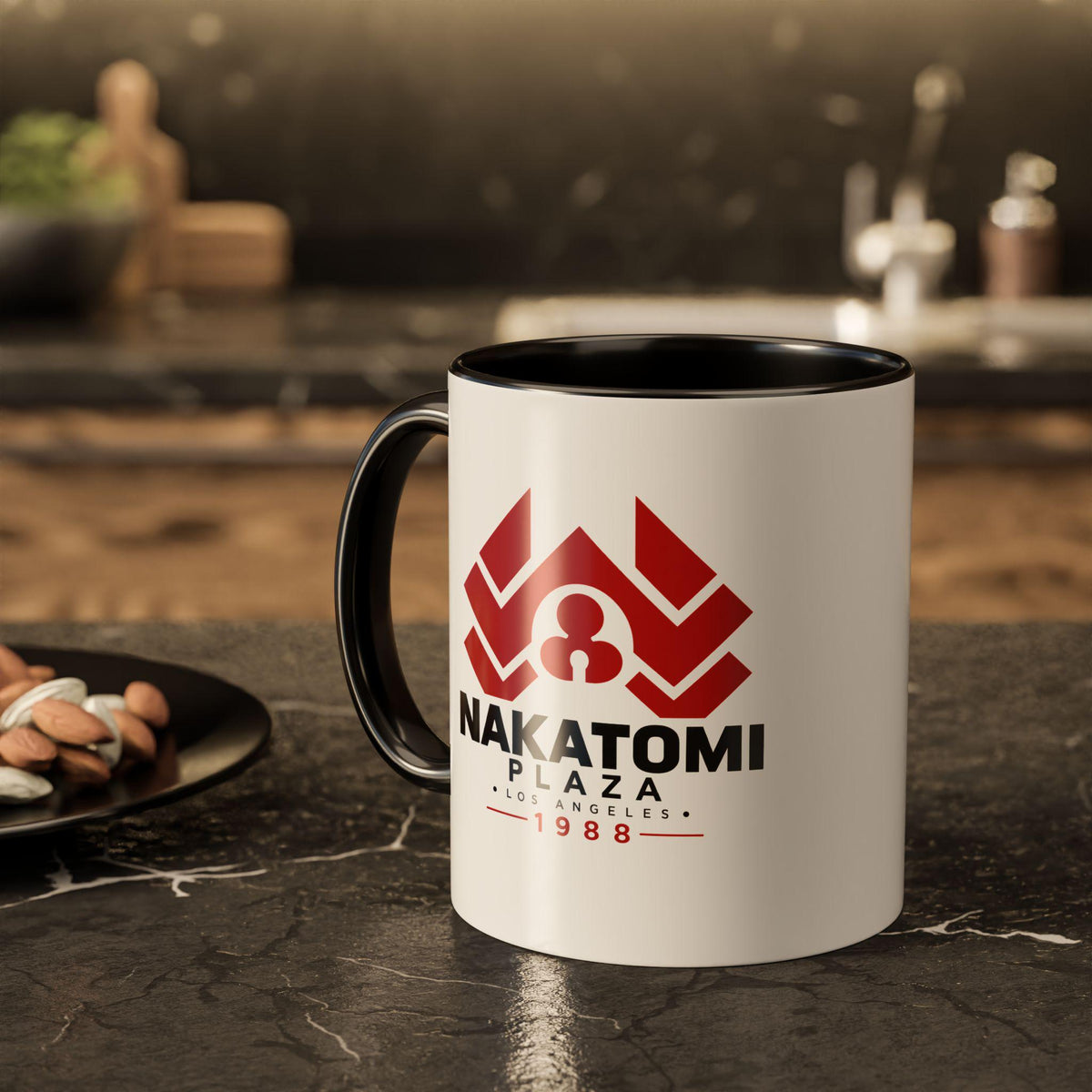 Nakatomi Christmas Mug, Die Hard Holiday Mug, Nakatomi Plaza Mug, Christmas Party Gift, Festive Movie Quote Mug, Unique Xmas Coffee Cup