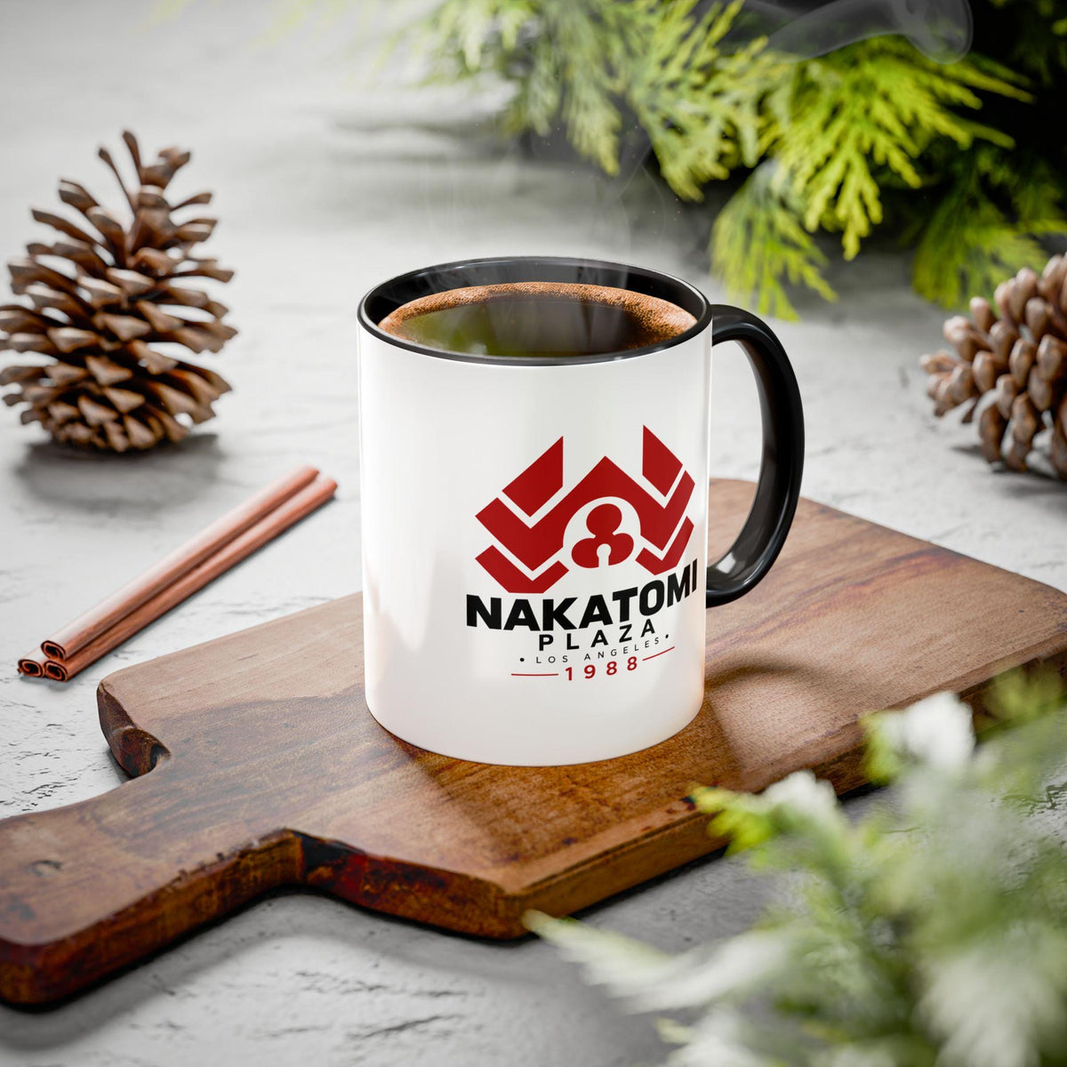 Nakatomi Christmas Mug, Die Hard Holiday Mug, Nakatomi Plaza Mug, Christmas Party Gift, Festive Movie Quote Mug, Unique Xmas Coffee Cup