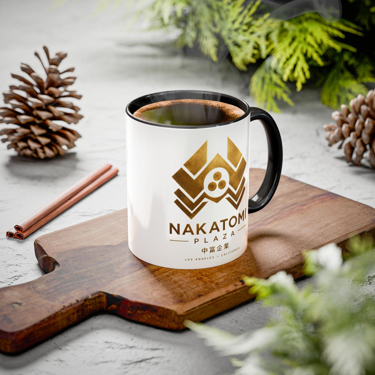 Nakatomi Christmas Mug, Die Hard Holiday Mug, Nakatomi Plaza Mug, Christmas Party Gift, Festive Movie Quote Mug, Unique Xmas Coffee Cup