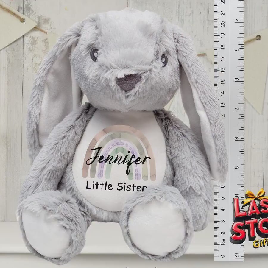 Personalised Plushie: Customised Sibling Gift, Ideal for Birthdays - Holidays