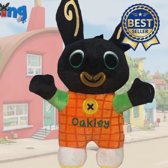 Personalised Bing Inspired Plush Toy – Custom Name Soft Huggable Companion (28 cm)