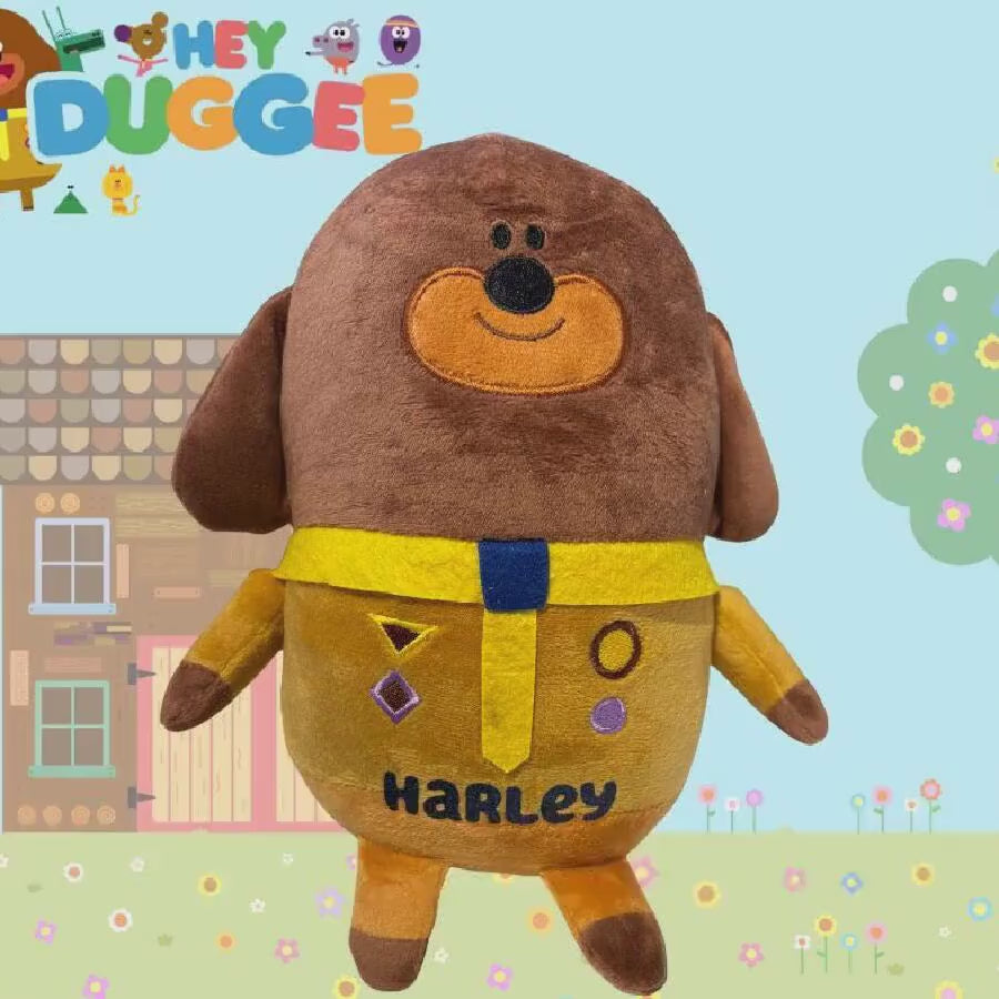 Personalized Hey Duggee Inspired Plush Toy – Custom Cuddly Companion for Kids