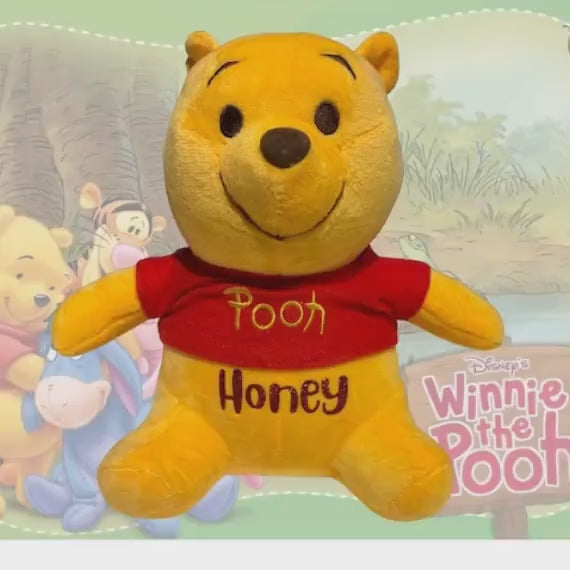 Personalised Winnie Plushie - Custom Name Option - Perfect Gift for All