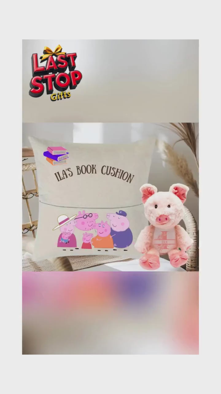 Personalised Bingo story time Reading Cushion